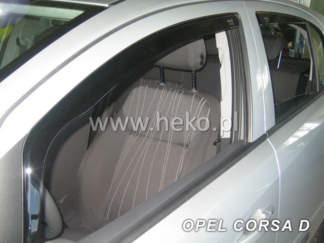 Ofuky oken Opel Corsa D 5dveř 06- před.+zadní Heko