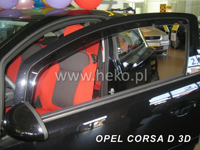 Ofuky oken Opel Corsa D 3dveř přední 06- Heko