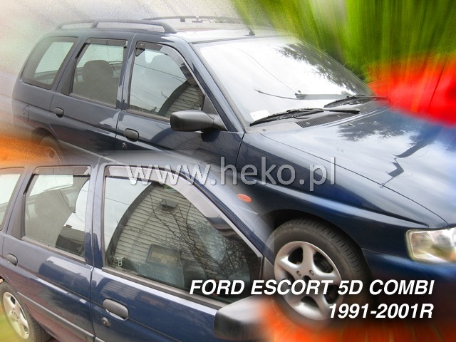 Ofuky oken Ford Escort 5dveř 90-01 před.+zadní combi Heko