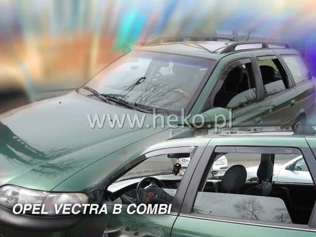 Ofuky oken Opel Vectra B 5dveř 96-02 před.+zadní combi Heko