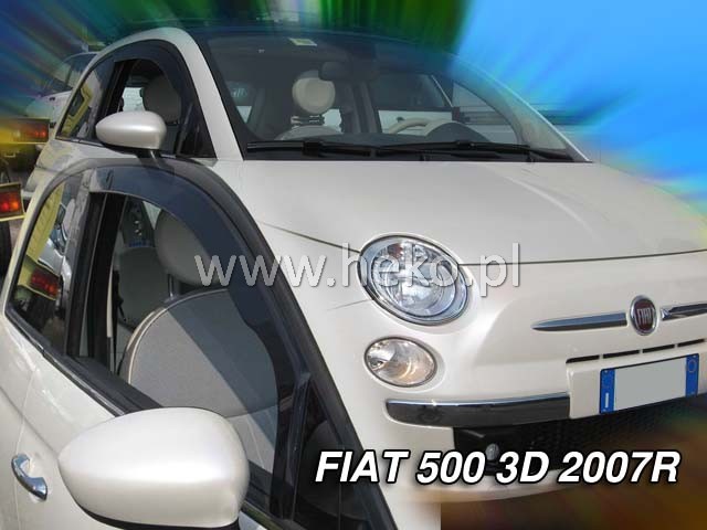 Ofuky oken Fiat 500 3dveř přední 07- Heko
