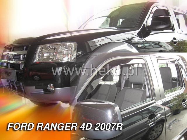 Ofuky oken Ford Ranger 4dveř 07- před.+zadní Heko