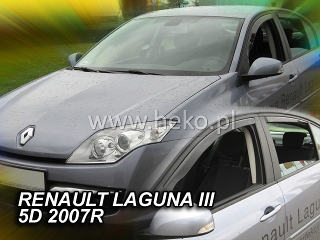 Ofuky oken Renault Laguna III 5dveř 07- před.+zadní Heko