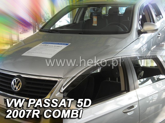 Ofuky oken VW Passat 5dveř 05- B7 před.+zadní variant Heko
