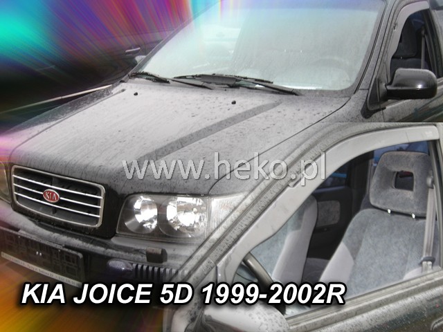Ofuky oken Kia Joice 5dveř přední 99-02 Heko