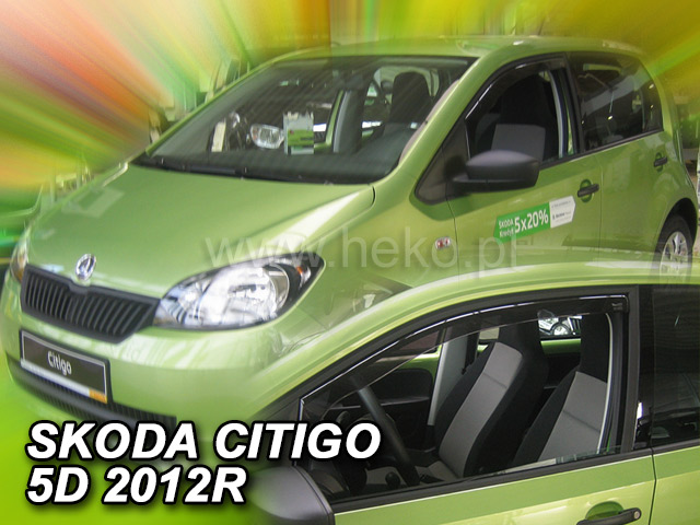 Ofuky oken Škoda Citigo 5dveř přední 12- Heko