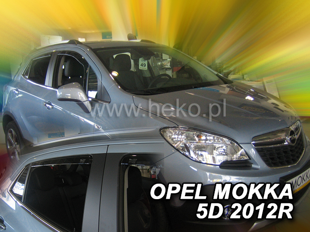 Ofuky oken Opel Mokka 5dveř 12- před.+zadní Heko