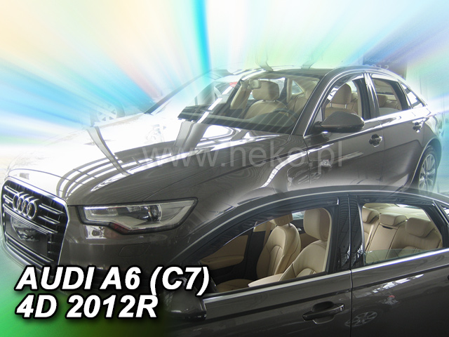 Ofuky oken Audi A6 C7 2011- sedan před+zadní Heko