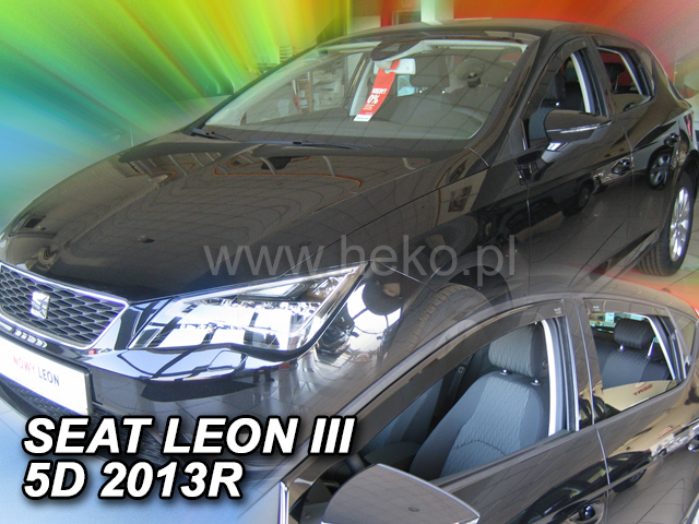Ofuky oken Seat Leon III 5dveř 13- před.+zadní Heko