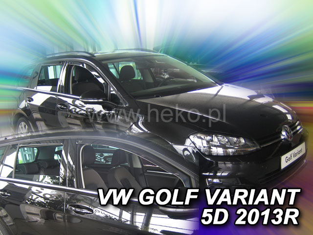 Ofuky oken VW Golf VII 5dveř 12- před.+zadní variant Heko