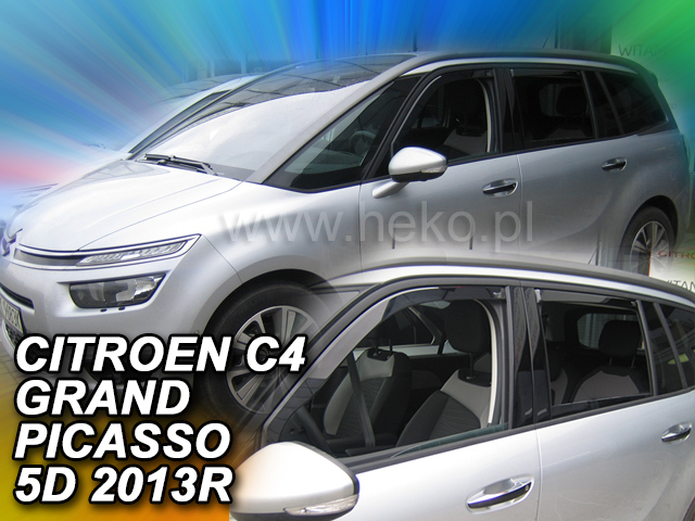 Ofuky oken Citroen C4 Grant Picasso Mk2 5dveř 13- před.+zadní Heko