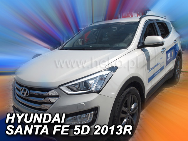 Ofuky oken Hyundai Santa FE III 5dveř 12- před+zadní Heko