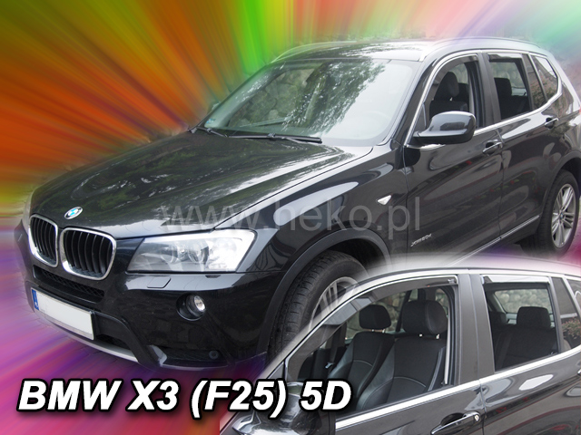 Ofuky oken BMW X3 F25 5dveř 10- před.+zadní Heko