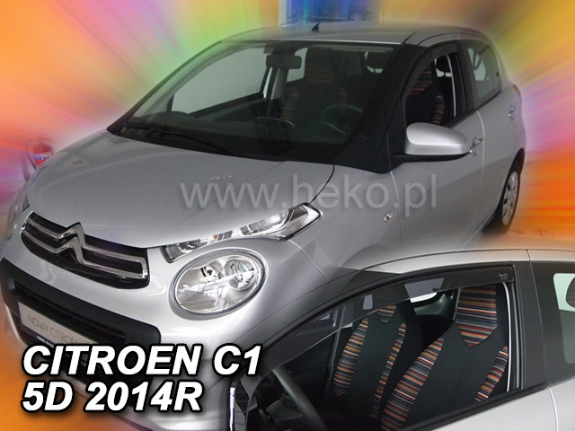 Ofuky oken Citroen C1 5dveř přední 14- Heko