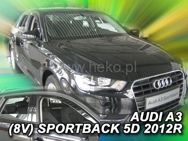 Ofuky oken Audi A3 V8 5dveř 12- před+zadní Sportback Heko