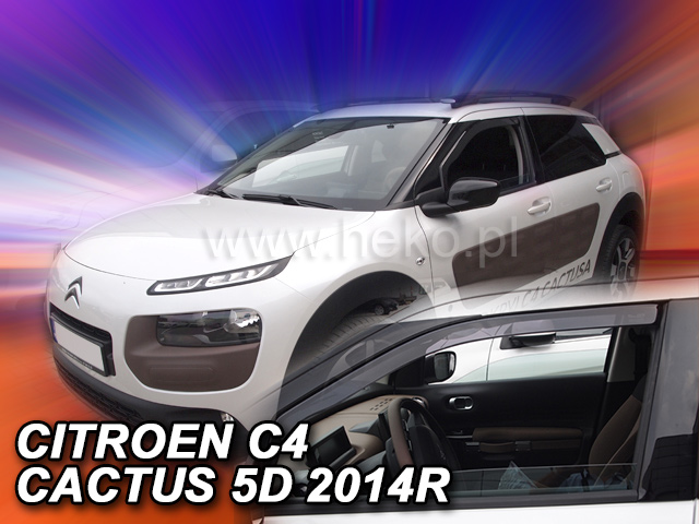 Ofuky oken Citroen C4 Cactus 5dveř přední 14- Heko