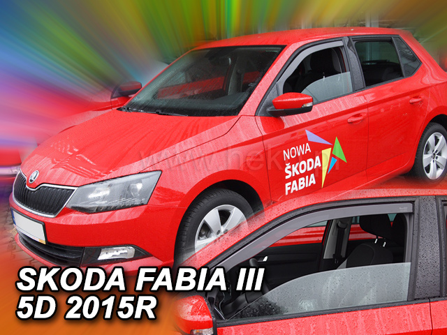 Ofuky oken Škoda Fabia III 14- přední Heko