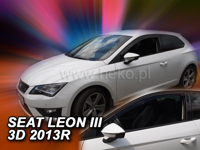 Ofuky oken Seat Leon III 3dveř přední 13- Heko