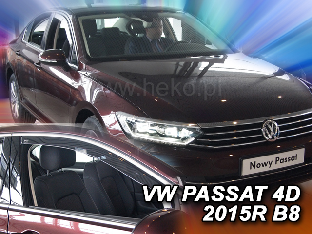 Ofuky oken přední VW Passat B8 2014- combi, sedan Heko