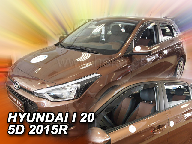 Ofuky oken Hyundai i20 II 5dveř 15- před.+zadní Heko
