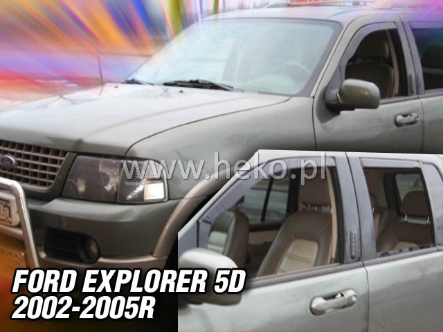 Ofuky oken Ford Explorer 5dveř 02-05 před.+zadní Heko
