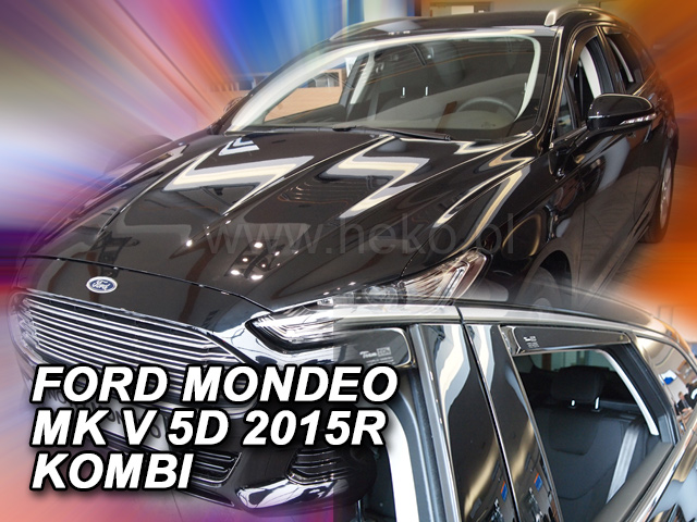 Ofuky oken Ford Mondeo 5dveř 15- před.+zadní htb Heko