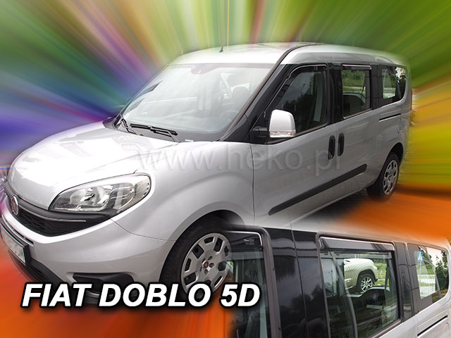 Ofuky oken Fiat Doblo II 5dveř 10- před.+zadní Heko