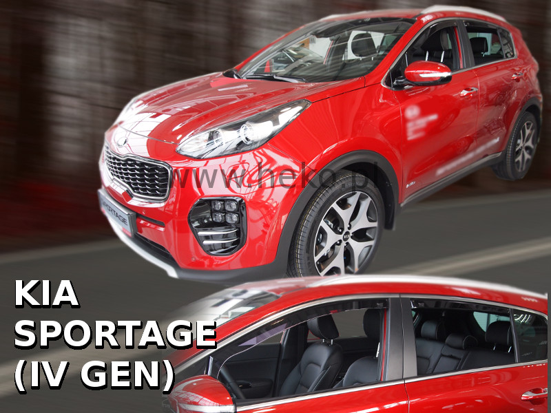 Ofuky oken Kia Sportage 5dveř 16- před+zadní Heko