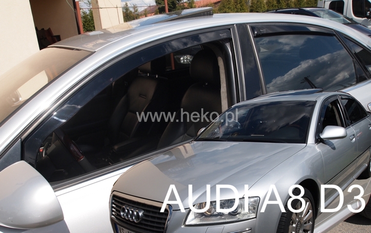 Ofuky oken Audi A8 4dveř 03- před+zadní Heko