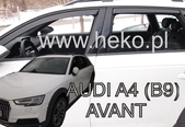 Ofuky oken Audi A4 5dveř 16- před.+zadní avant/allroad Heko
