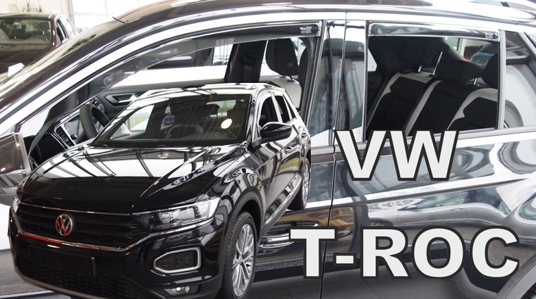Ofuky oken VW T-Roc 5dveř 18- před.+zadní Heko