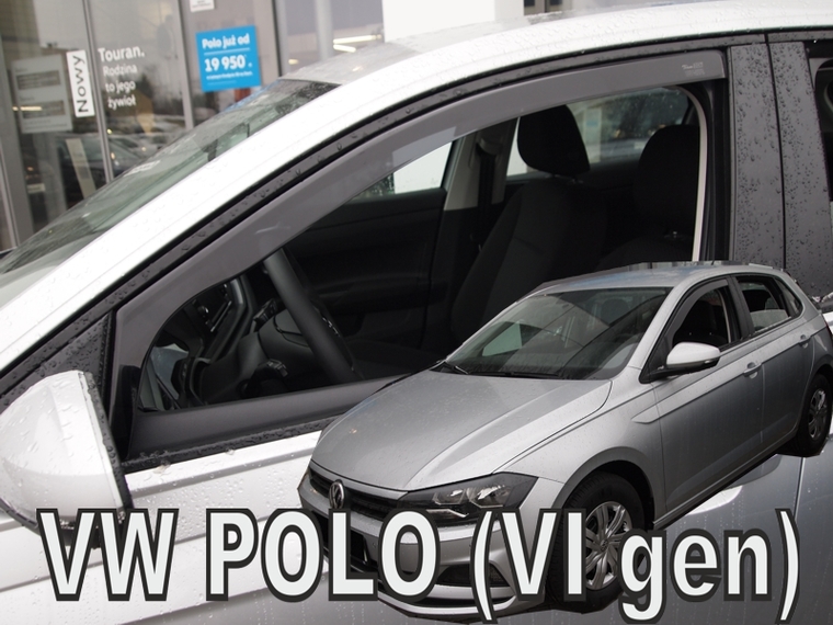 Ofuky oken VW Polo 5dveř přední 17- Heko