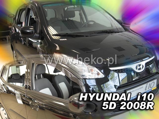 Ofuky oken Hyundai i10 5dveř 08- před.+zadní Heko