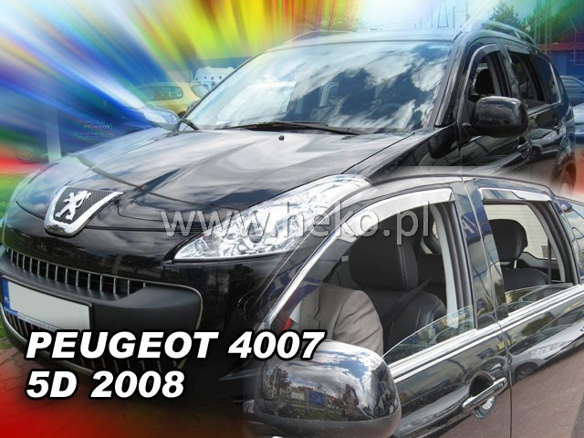 Ofuky oken Peugeot 4007 5dveř přední 08- Heko