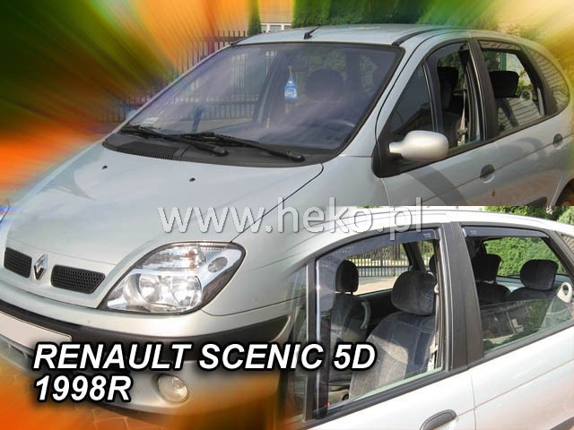 Ofuky oken Renault Scenic 5dveř 96-02 před.+zadní Heko