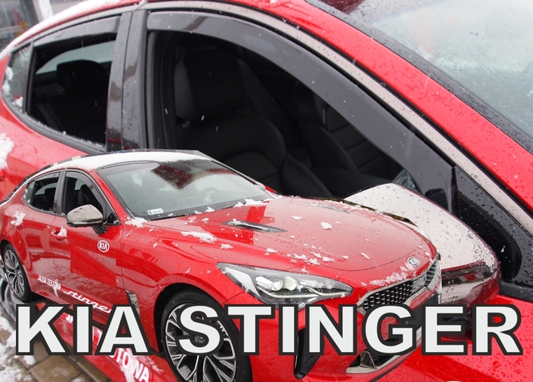 Ofuky oken Kia Stinger 4dveř 16- před.+zadní Heko