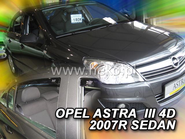 Ofuky oken Opel Astra III H 5dveř 04- před.+zadní sed Heko