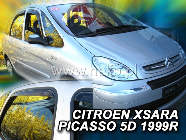 Ofuky oken Citroen Xsara Picasso 5dveř 99- před+zadní Heko