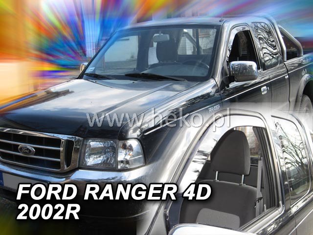 Ofuky oken Ford Ranger 4dveř přední 02-07 Heko