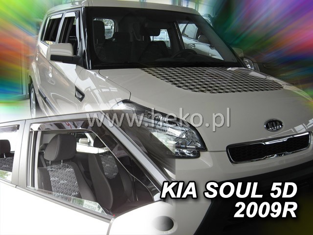Ofuky oken Kia Soul 5dveř přední 05- Heko