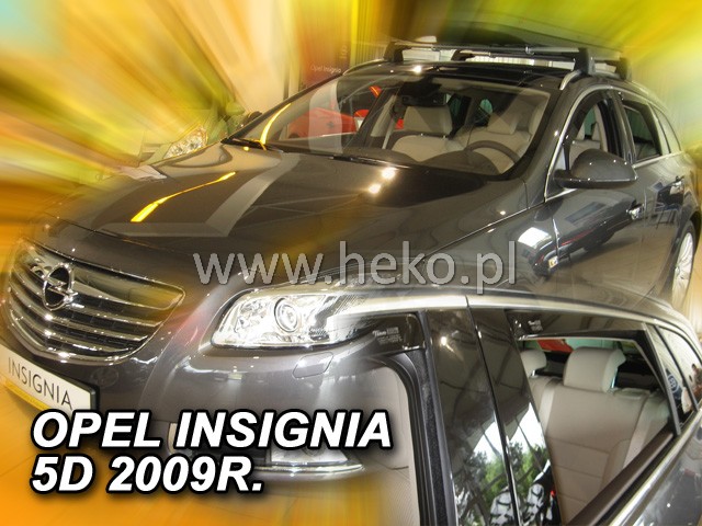 Ofuky oken Opel Insignia 4dveř 09- před.+zadní combi Heko