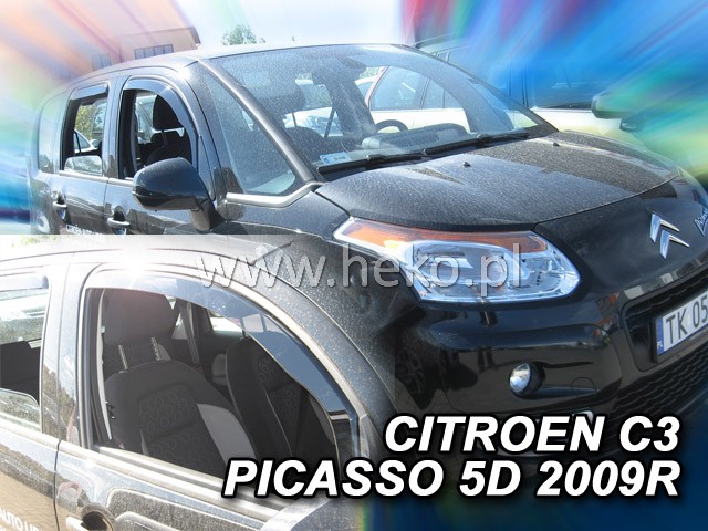 Ofuky oken Citroen C3 Picaso 5dveř přední 09- Heko