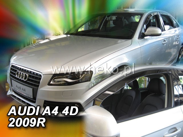 Ofuky oken Audi A4 4dveř 09- přední Heko