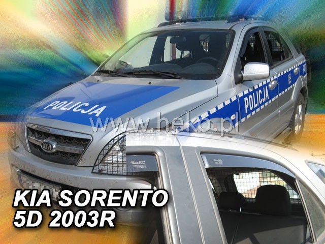Ofuky oken Kia Sorento 5dveř 02- před.+zadní Heko