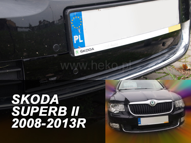 Zimní clona Škoda Superb II 4D 08-13 dolní Heko