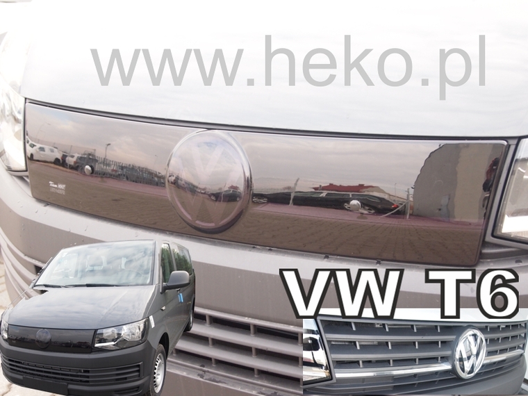 Zimní clona VW Trans/Caravelle T6 20115R horní černá mříž Heko
