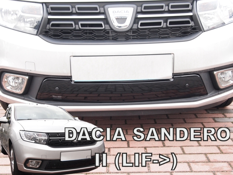 Zimní clona Dacia Sandero 17R dolní Heko