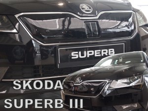 Zimní clona Škoda Superb III 2015- horní Heko