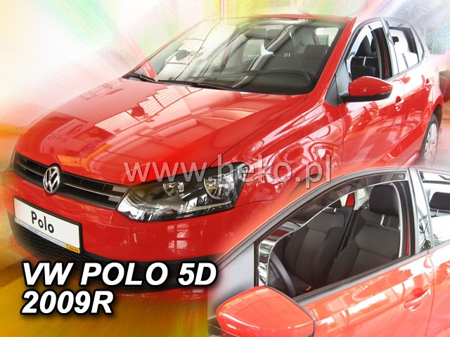 Ofuky oken VW Polo 5dveř 09- přední Heko