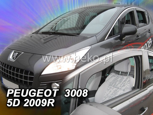 Ofuky oken Peugeot 3008 5dveř přední 09- Heko
